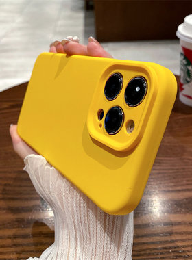 【耐脏】适用苹果14promax手机壳新款iphone16pro液态硅胶14镜头全包13防摔软壳12/11高级感17男女款15保护套