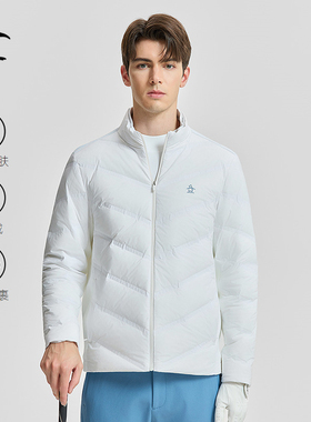 【白鹅绒】Munsingwear万星威高尔夫冬季男士防寒轻薄羽绒服夹克