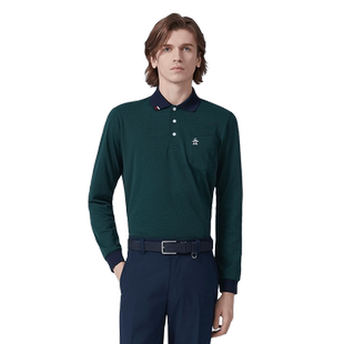 MUNSINGWEAR万星威男士秋冬高尔夫运动长袖Polo衫