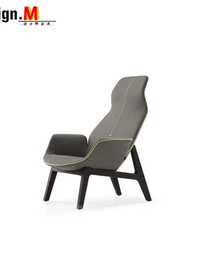 Design.M经典设计师家具venturalounge armchair实木文图拉沙发椅