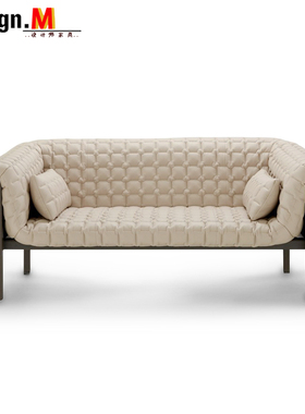 北欧写意空间褶皱Ligne Roset ruche客厅双人三人小户型组合沙发