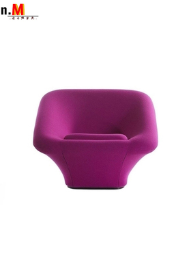 Design.M创意设计师家具 nest armchair/巢扶手椅 布艺休闲沙发椅