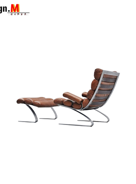 Design.M设计师家具sinusloungechair and ottoman不锈钢鼻窦躺椅