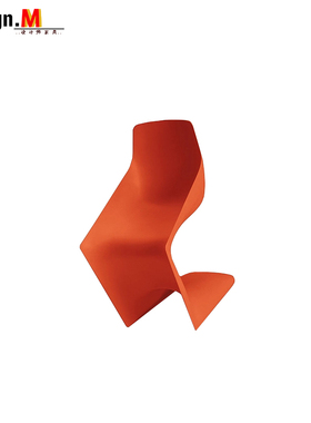 创意设计师家具pulp chair纸浆椅大师玻璃钢异形简约弓形休闲餐椅