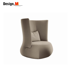 Design.M创意设计师fat 胖胖休闲简约单座布艺皮艺休闲沙发 sofa
