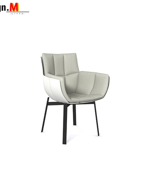 创意设计师家具husk armchair稻壳扶手椅 办公洽谈椅休闲舒适转椅