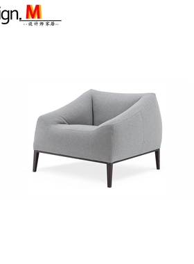 Design.M创意设计师家具 carmel armchair/卡梅尔沙发 会所休闲椅