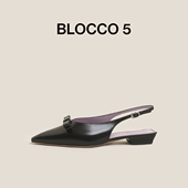 BLOCCO5女鞋 凉鞋 春夏经典 优雅气质通勤蝴蝶结时装