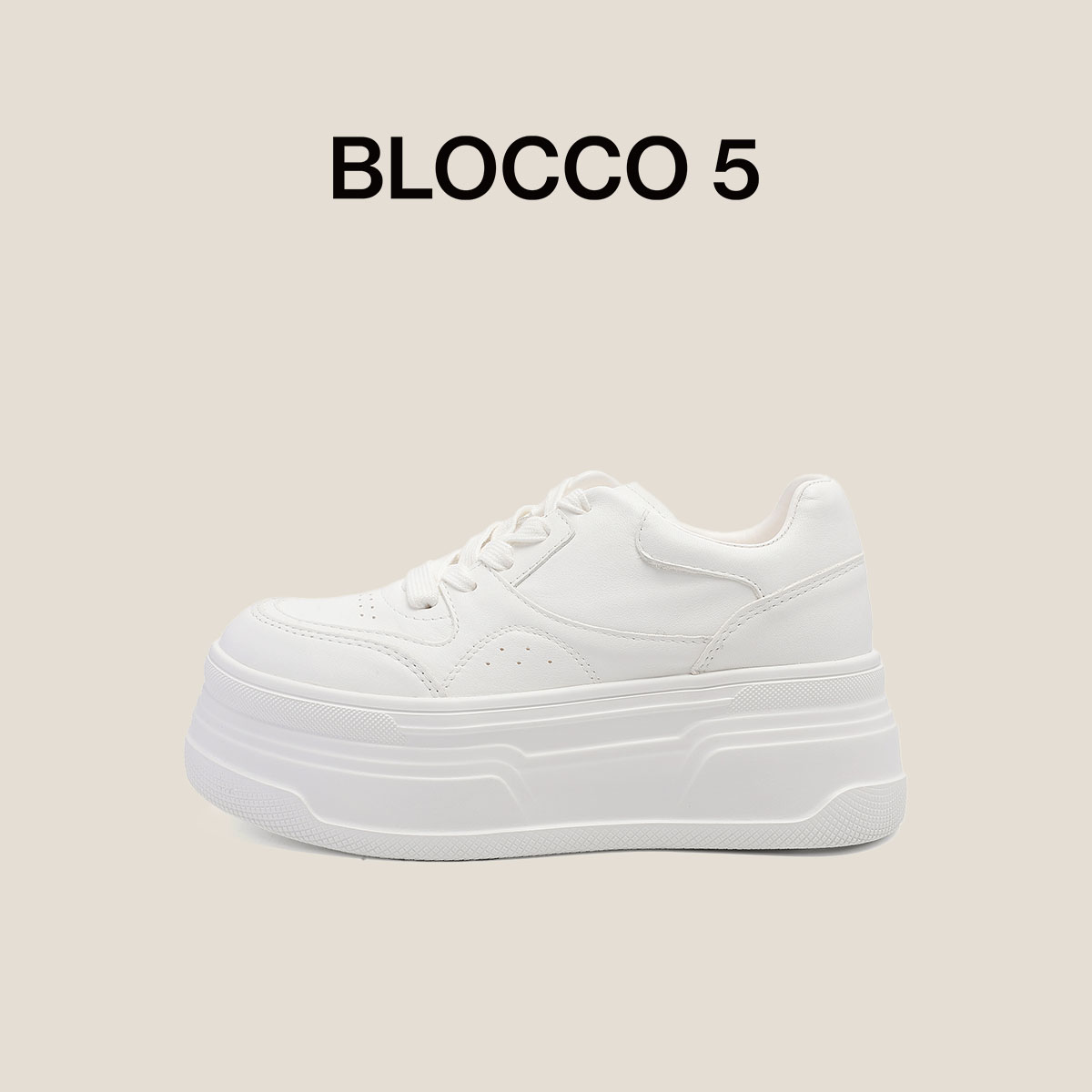 BLOCCO5秋冬增高厚底休闲板鞋