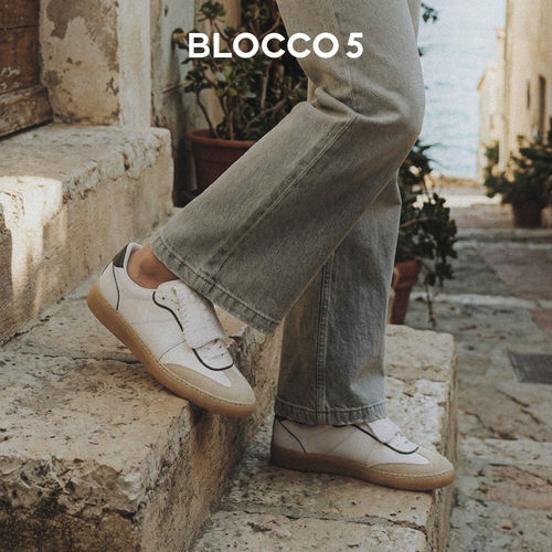 BLOCCO5可拆卸鞋舌问号德训鞋