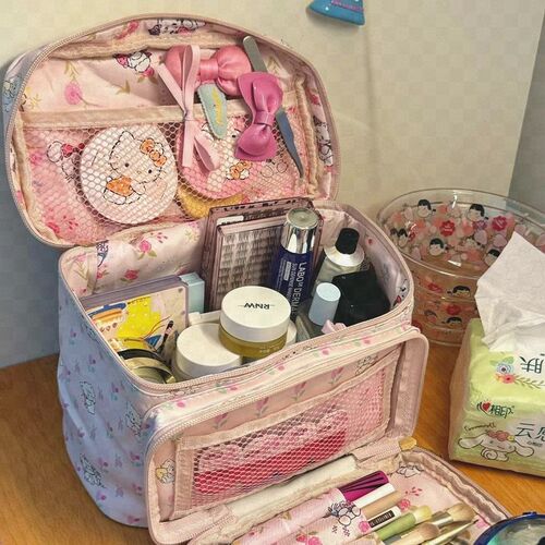 化妆包便携外出高颜值mikko联名大容量K可爱女生随身化妆品收纳包