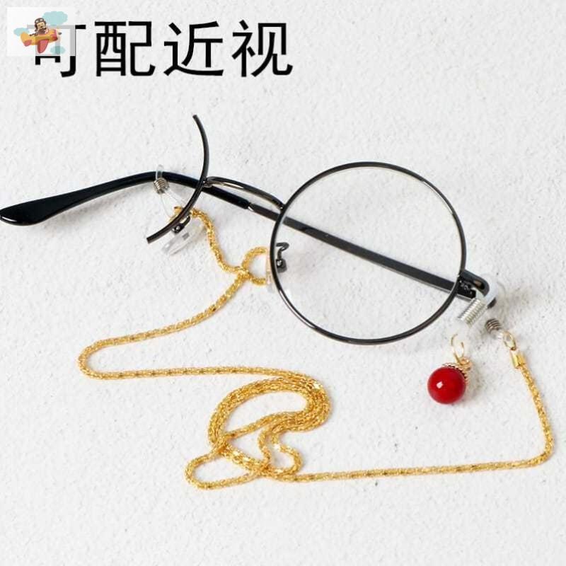 阿蒙单片眼镜夹鼻眼镜单边眼镜怪盗基德cos单眼眼镜手工基佬镜