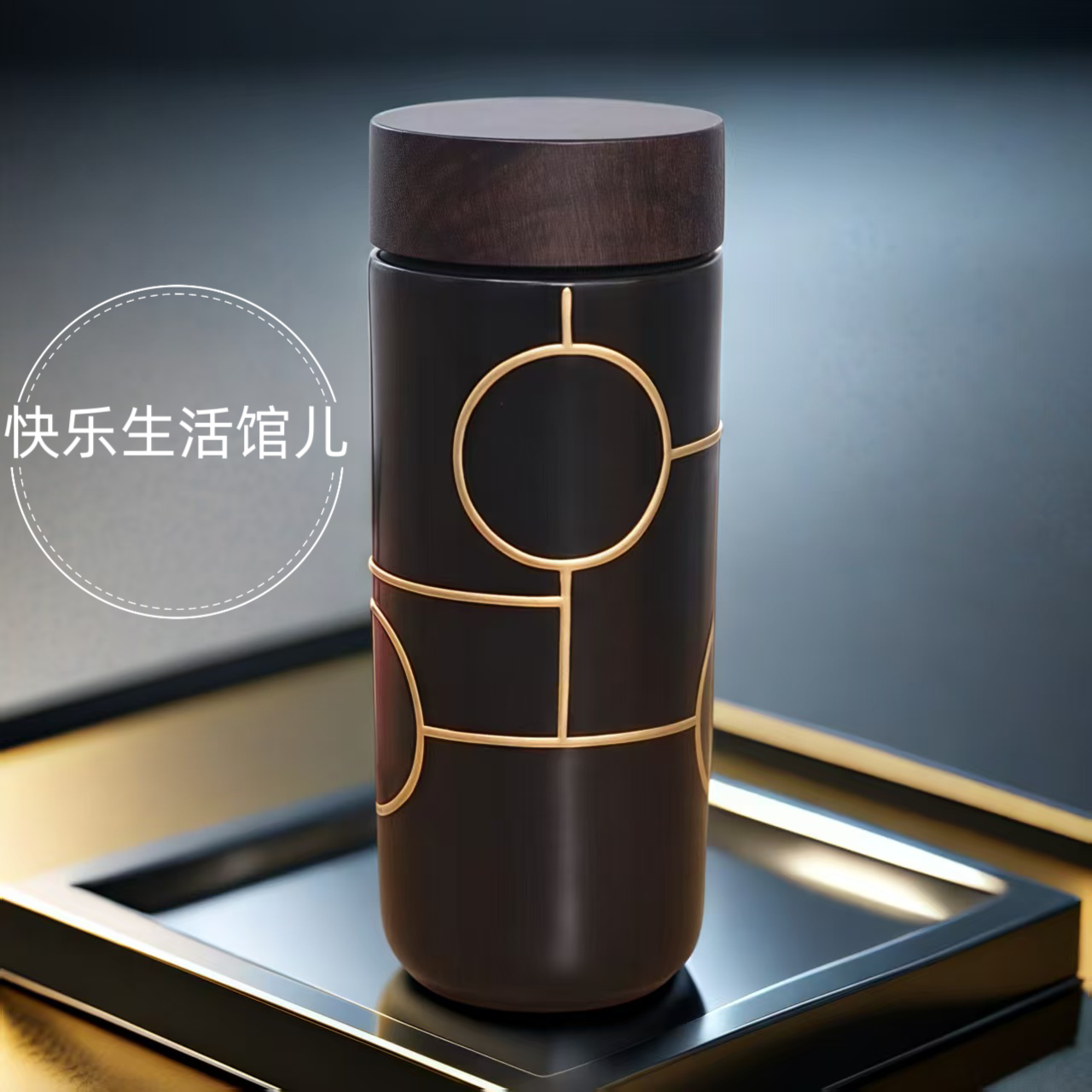 乾唐轩 梦想随身杯 鎏金活瓷杯 源头正品(可议价)