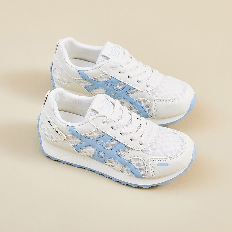 运动鞋女2025年夏季新款网面透气轻便跑步女鞋休闲百搭阿甘网鞋,运动鞋new,运动休闲鞋,淘宝优惠券,粉丝福利购,淘宝优惠卷