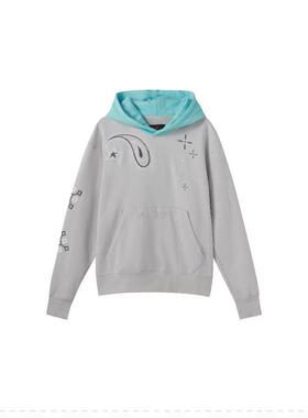 Jordan 腰果花印花卫衣 连帽套头 宽松舒适 男款灰色 DO2504-097