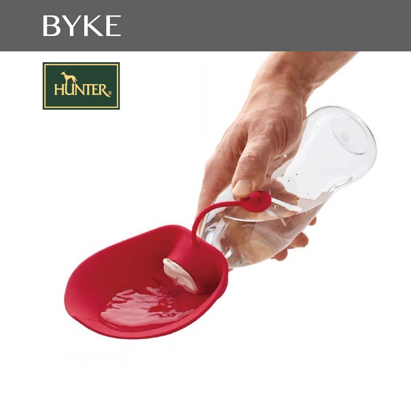 户外轻便狗用水瓶 德国Hunter进口LIST抗菌耐摔易清洁550ml饮水壶