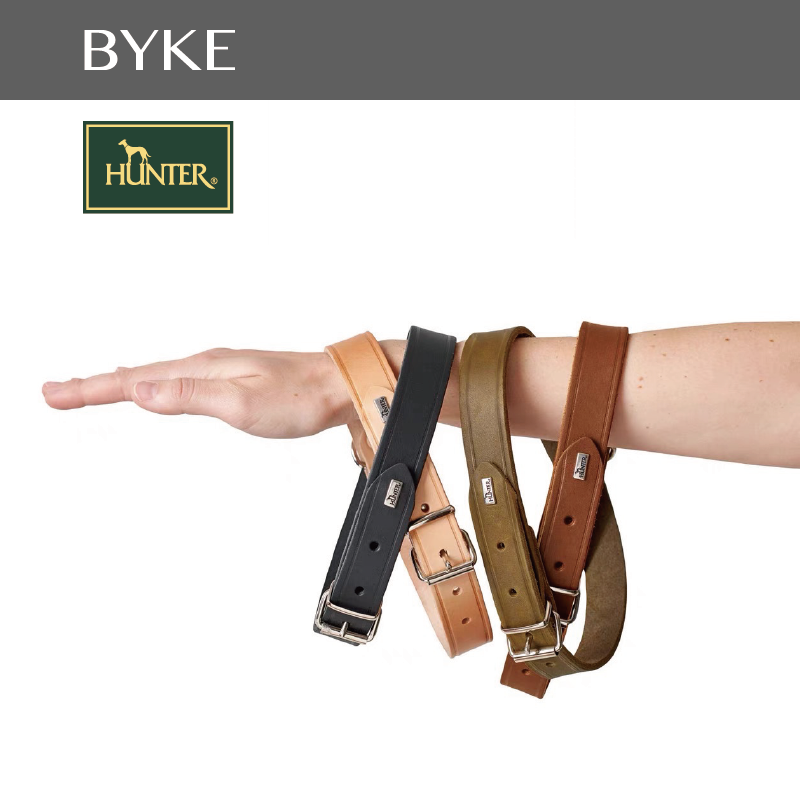 狗真皮项圈 德国hunter奥尔堡aalborg进口柔软弹性大中小型犬颈圈