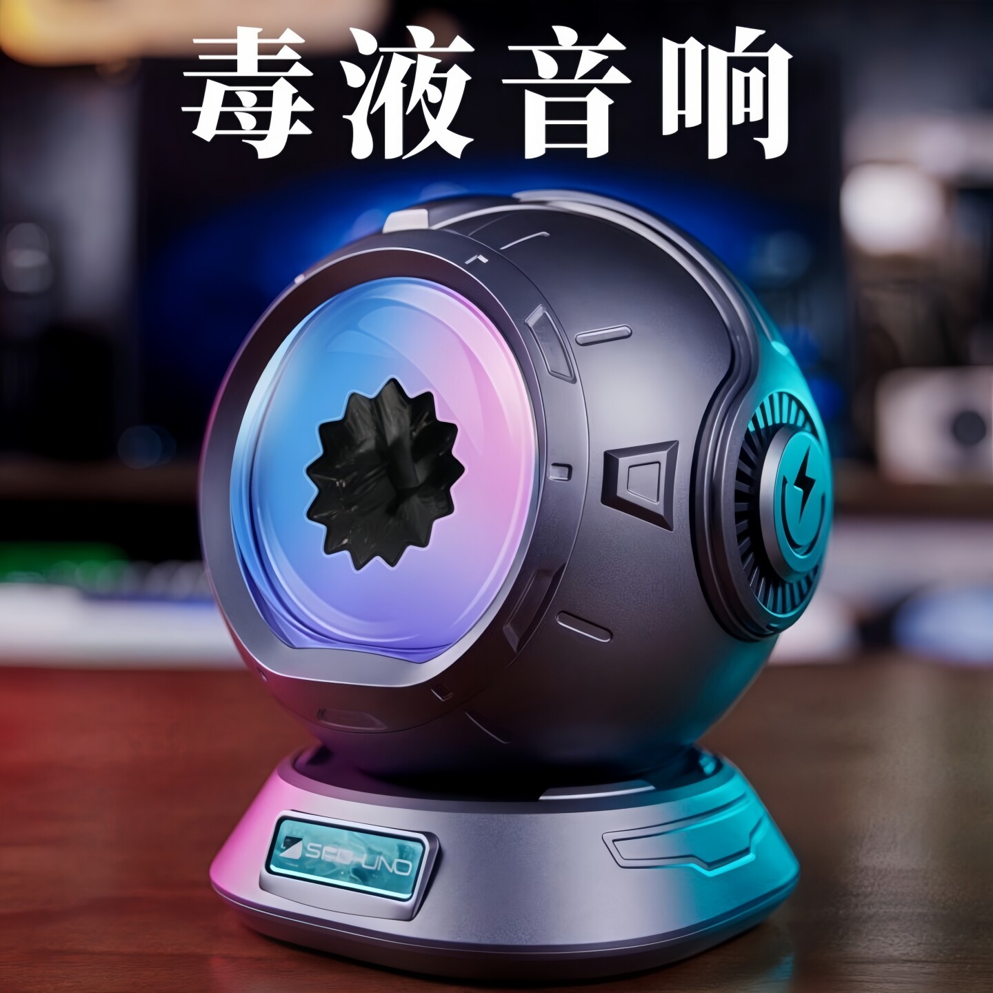 磁流体蓝牙音响音乐节奏灯好音质桌面摆件音箱创意情人节礼品礼物