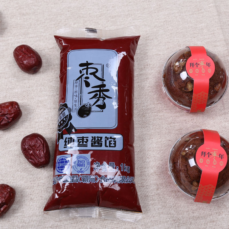 牛氏运昌枣秀纯枣酱馅馒头面包枣糕发糕粽子枣餐包馅烘焙原料1kg,粮油调味/速食/干货/烘焙,烘焙馅料,淘宝优惠券,粉丝福利购,淘宝优惠卷