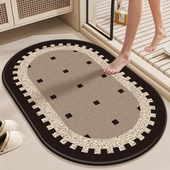 吸水防滑浴室地垫卫生间硅藻泥厕所专用地毯门口洗手间脚垫子速干