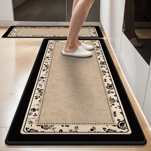 厨房地垫防滑防油可擦免洗地毯垫吸水吸油耐脏专用脚垫子2025新款