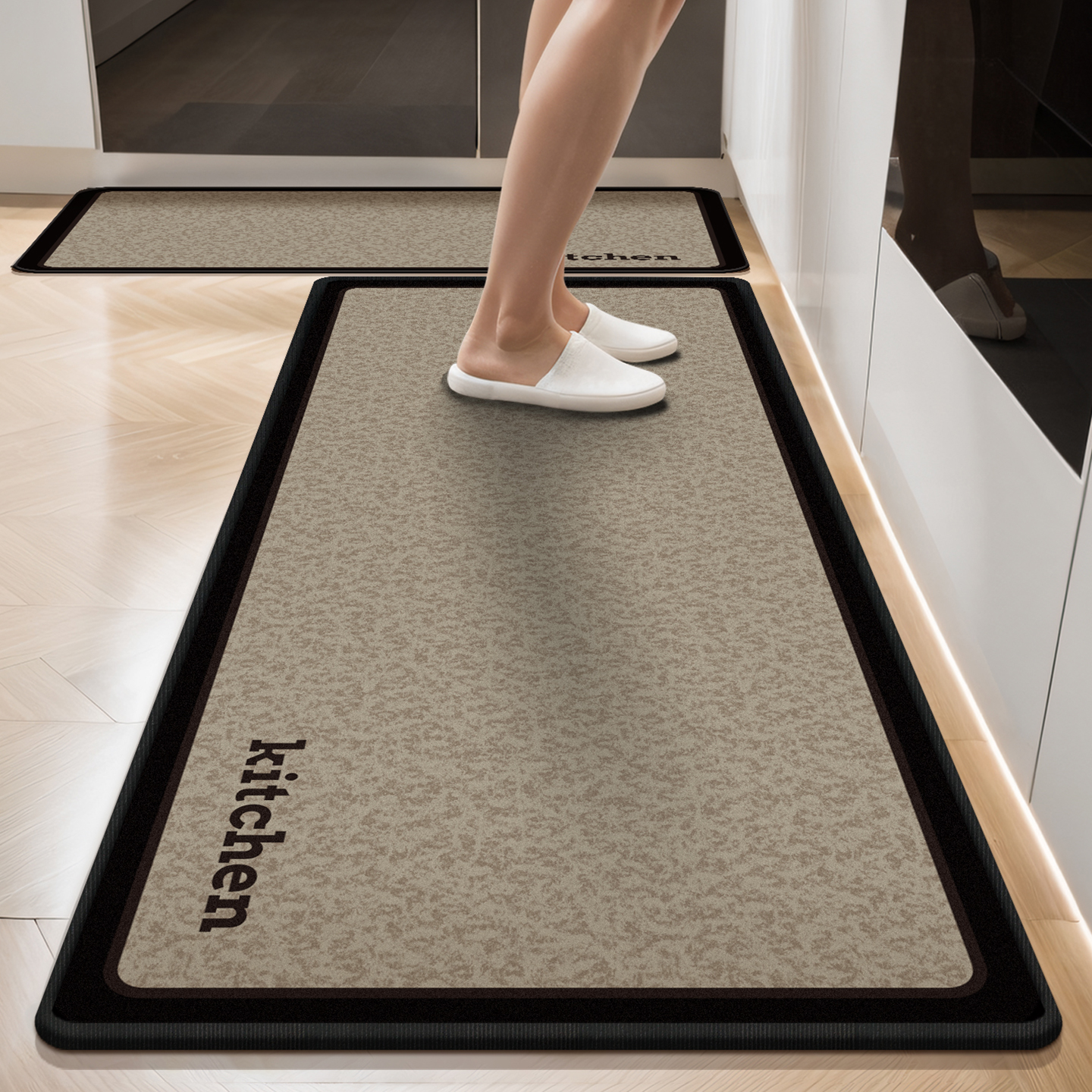 厨房地垫防滑防油可擦免洗吸水