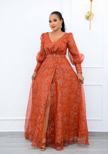 African Women Plus Size Sexy Tassel Dress Floral Print 5XL