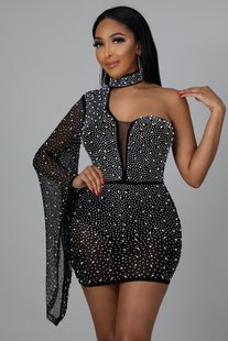 sexy party dress for women mesh night club short mini dress