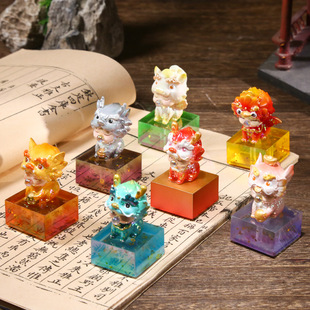 吉娃灵兽印章玉玺网红爆款盲盒2025新款女孩可爱山海经神兽送礼物