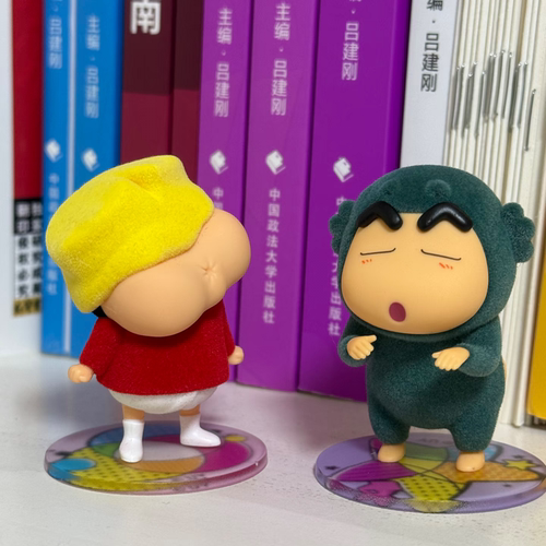 正版蜡笔小新盲盒绒重登场系列