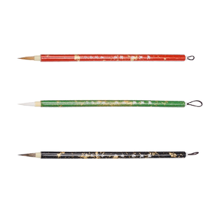 水彩画笔狼毫蝇头小楷笔小字毛笔羊毫上色笔紫毫勾线笔安徽宣笔