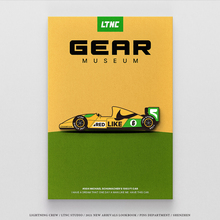 LTNC 原创舒马赫1993赛车徽章 黄绿F1金属胸针 车迷周边藏品 ins