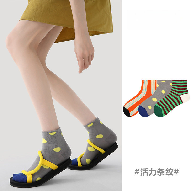 贞美家袜子女短袜春夏季新款时尚