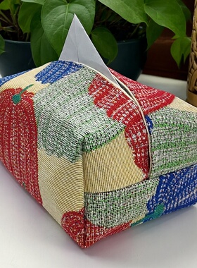 手作纸巾盒抽纸盒纸巾套客厅棉麻布艺纸巾袋家用纳纸袋自制纸巾套