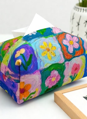 手作纸巾盒抽纸盒纸巾套客厅纯棉布艺纸巾袋家用纳纸袋自制纸巾套