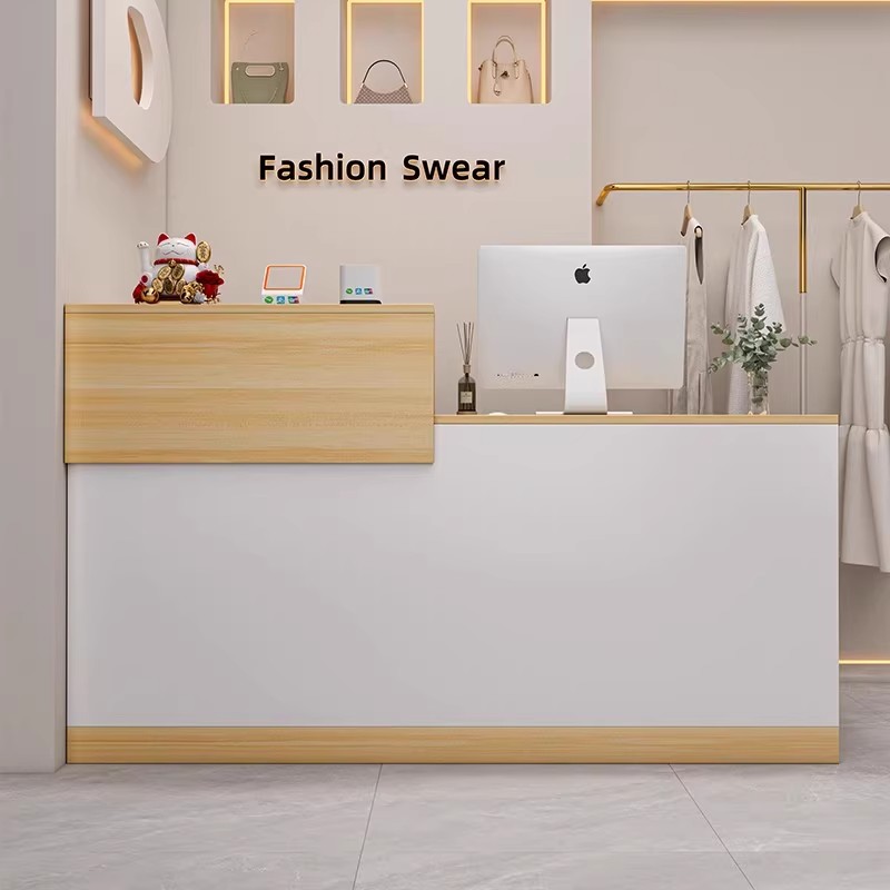 赛福简约现代服装店商用收银台