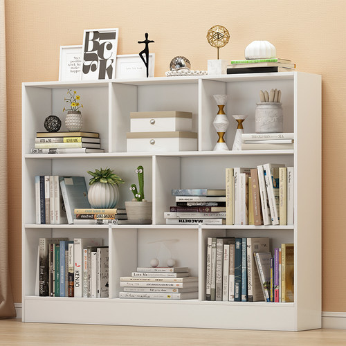 北欧风格小户型储物多层书架角柜