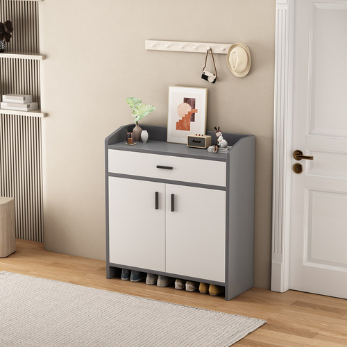 赛福鞋架家用门口带门鞋柜省空间