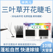 0.03三叶草睫毛嫁接3D仙朵仙女毛美睫店专用超柔软yy软毛wy型丫丫