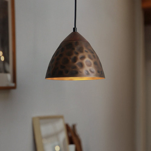 茶室纯铜黑胡桃实木禅意吊灯