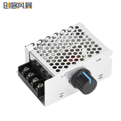 4000W大功率电子调速开关 4KW电机调速器 排风机 鼓风机 调光调速