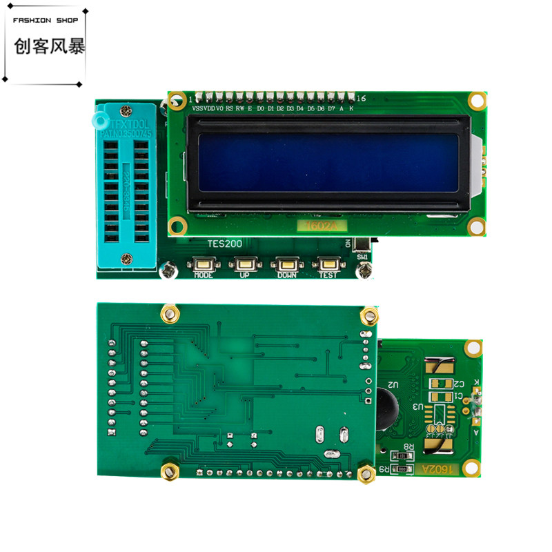 TES200 IC测试仪74 40系列芯片检测器 数字逻辑门测试仪器设备