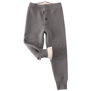 男童加绒保暖裤儿童秋裤内穿棉毛裤加厚棉裤秋冬宝宝女童打底裤子