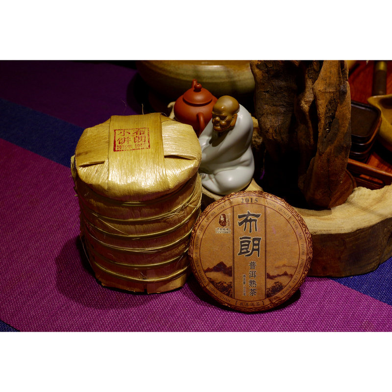陈国义之味布朗熟茶单饼价格普洱