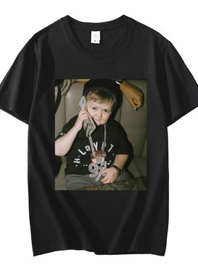 Hasbulla Fighting Meme T-shirt Mini Khabib Blogger Graphic T