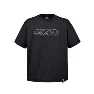 GB-GOODBRAND 2026SS 闪粉烫铆钉地球轻奢时尚短袖T恤 男女同款