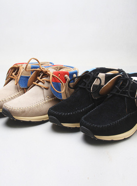visvim cantq Patchwork fbt秋冬厚底款男女同款休闲鞋拼接边群鞋