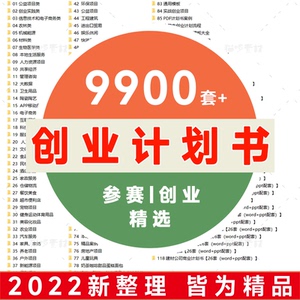 大学生互联网三创大赛创新创业项目计划书代写商业案例模板素材