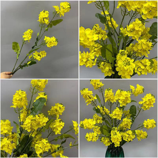 油菜花道具造景装饰花艺商场布置假花仿真大型户外油菜花