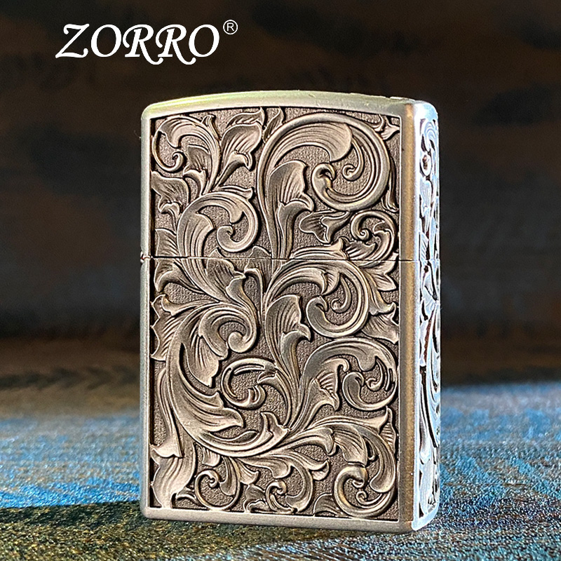 佐羅ZORRO盔甲唐草煤油打火機